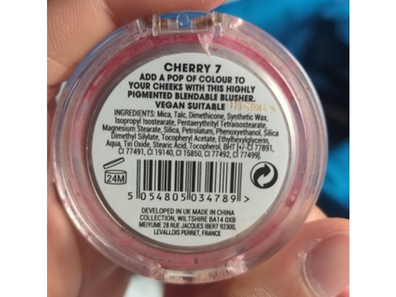 Collection Blush, Cherry 7, 4 g
