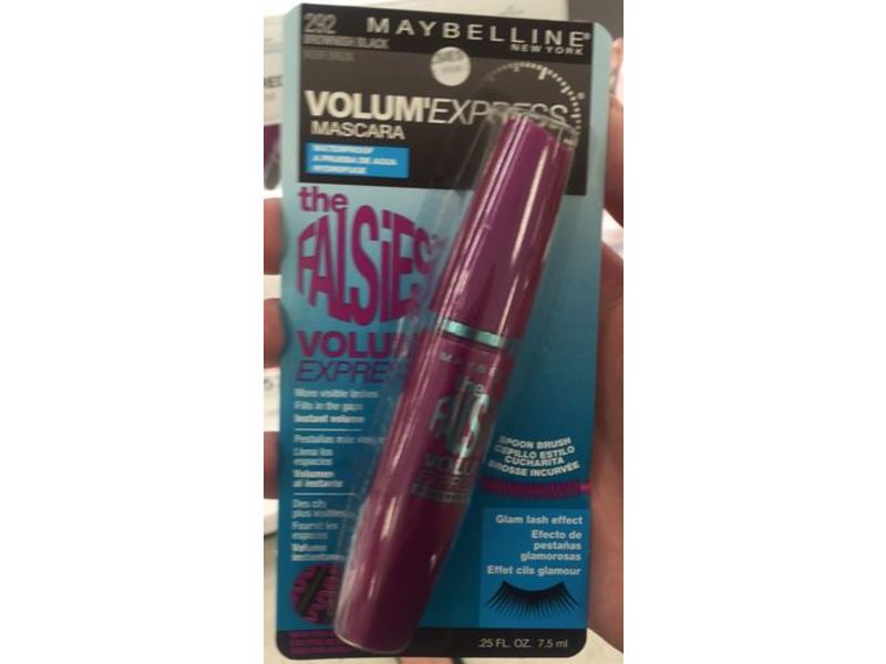 Maybelline Volum' Express The Falsies Waterproof Mascara, 292 Brownish Black, 0.25 fl oz