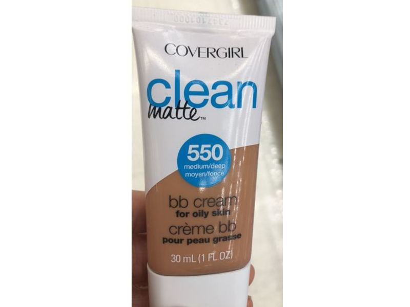 CoverGirl Clean Matte BB Cream, 550 Medium/Deep 550, 1 fl oz/30 mL