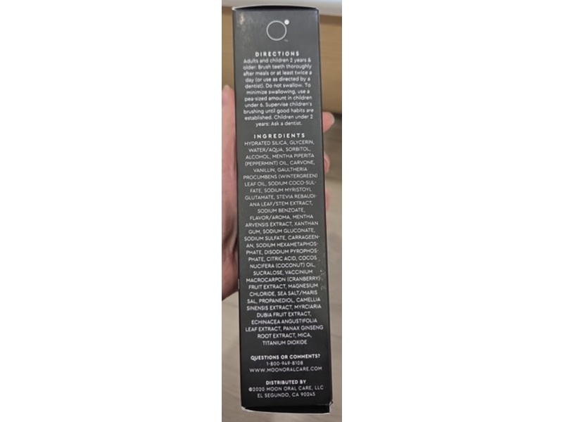 Moon Gel Whitening Toothpaste, Stain Removal, Fresh Mint, 4.2 oz/119 g