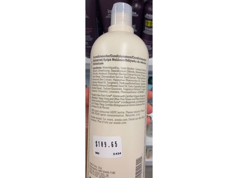 Aveda Damage Remedy Restructuring Conditioner, 33.8 fl oz/1 L