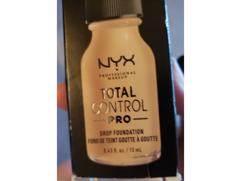 Nyx Professional Makeup Total Control Pro Drop Foundation, Light Ivory, 0.43 fl oz