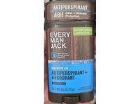 Every Man Jack Antiperspirant + Deodorant, Mountain Jar, 2.6 fl oz/73 g - thumbnail 2