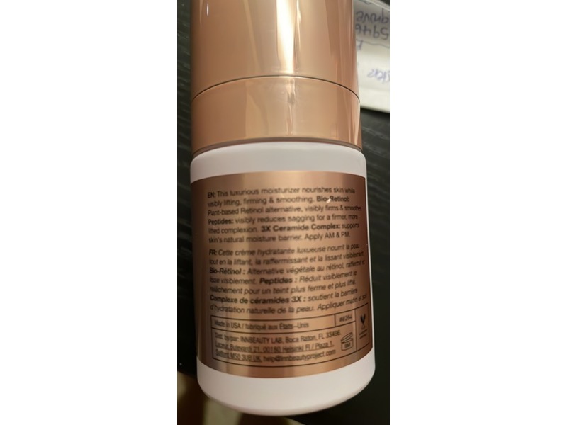 Inn Beauty Project Extreme Cream Firming & Lofting Moisturizer, 0.5 fl oz/15 mL