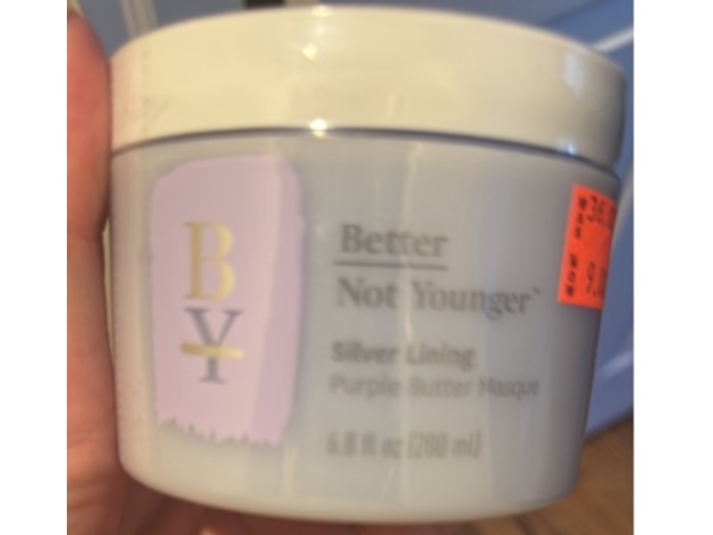 Better Not Younger Purple Butter Masque, Silver Lining, 6.8 fl oz/200 mL