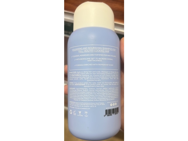 Coco & Eve Boost Therapy Hair Volumizing Shampoo, Biotin, 9.47 fl oz/280 mL