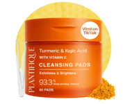 Plantifique Turmeric & Kojic Acid Cleansing Pads, Vitamin C, 60 Count - thumbnail 1
