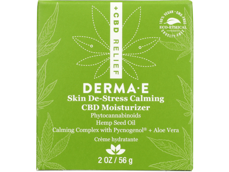 Derma-E Skin De-Stress Calming CBD Moisturizer, 2 oz/56 g