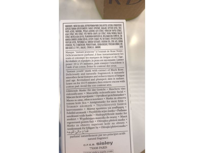 Sisley Paris Black Rose Cream Mask, 2 fl oz/60 mL