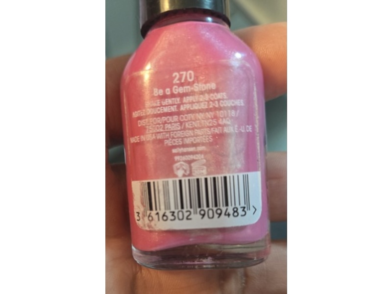 Sally Hansen Hard As Nails Color, 270 Be A Gem Stone, 0.45 fl oz/13.3 mL