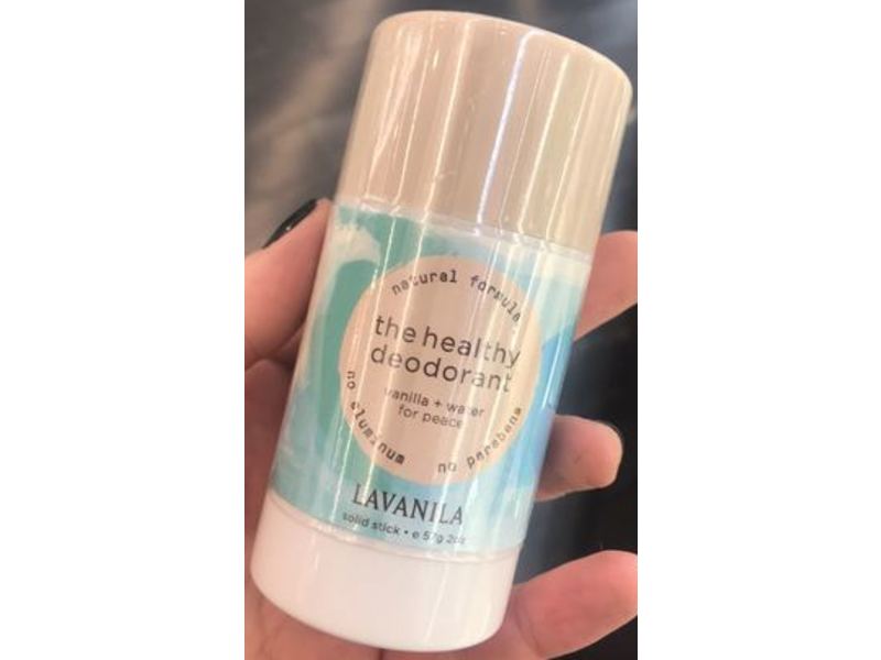 Lavanila The Healthy Deodorant, Vanilla + Water, 2 oz/57 g