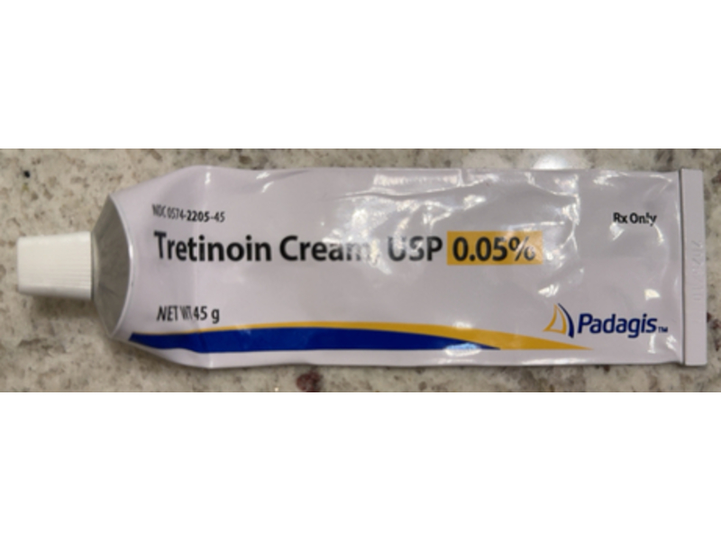Tretinoin Cream 0.05%, 45 g, Padagis (Rx)