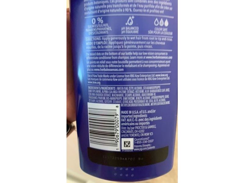 Herbal Essences Real Botanicals Conditioner, Blue Ginger, 13.5 fl oz/400 mL