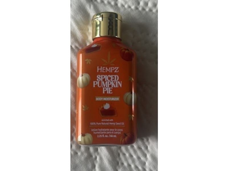 Hempz Body Moisturizer, Spiced Pumpkin Pie, 2.25 fl oz/66 mL