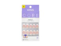 Kiss Core French Press On Nails, Passionate, 32 Count - thumbnail 1