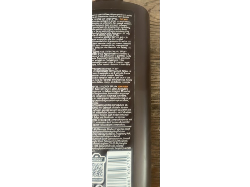 Piz Buin Allergy Sun Sensitive Skin Lotion, SPF 50+, 400 mL