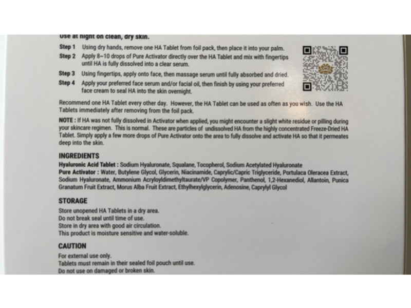 Saro De Rue Freeze-Dried Hyaluronic Acid Anti-Aging System Set