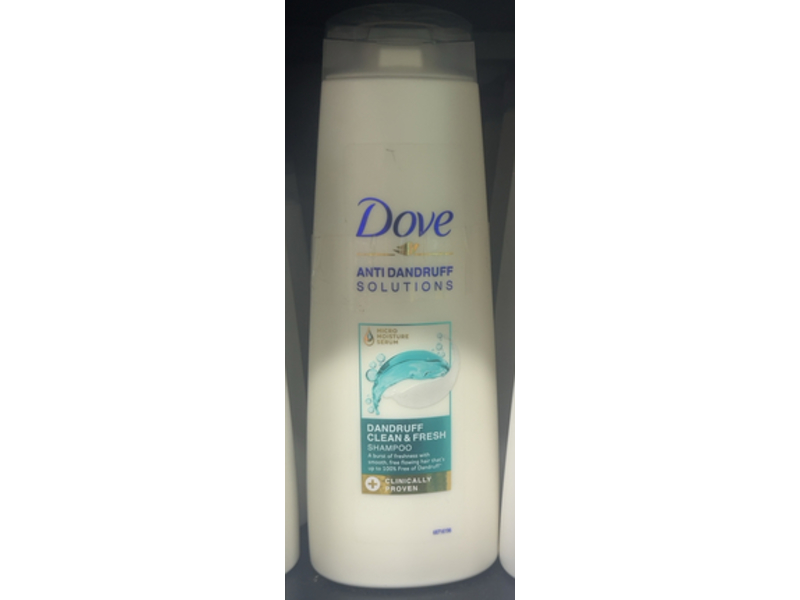 Dove Anti Dandruff Clean & Fresh Shampoo, 340 mL