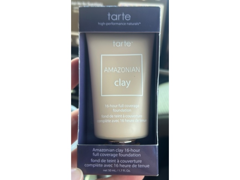 Tarte Amazonian Clay Full Coverage Foundation, 28G Light-Medium Golden, 1.7 fl oz/50 mL