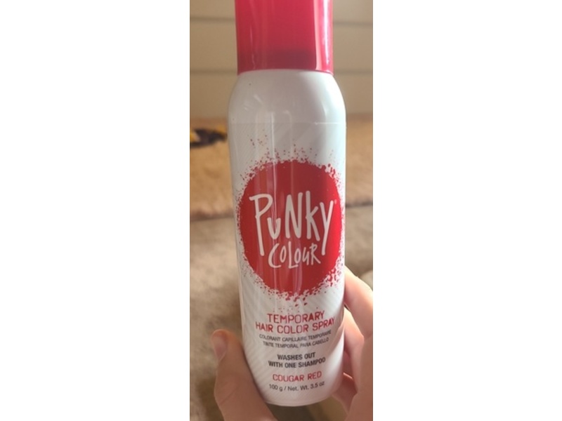 Punky Colour Temporary Hair Colour Spray, Cougar Red, 3.5 oz/100 g