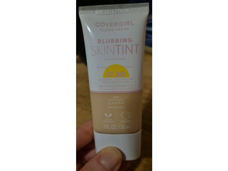 Covergirl Clean Fresh Blurring Skintint, Fair Cool, SPF 30, 1 fl oz/30 mL