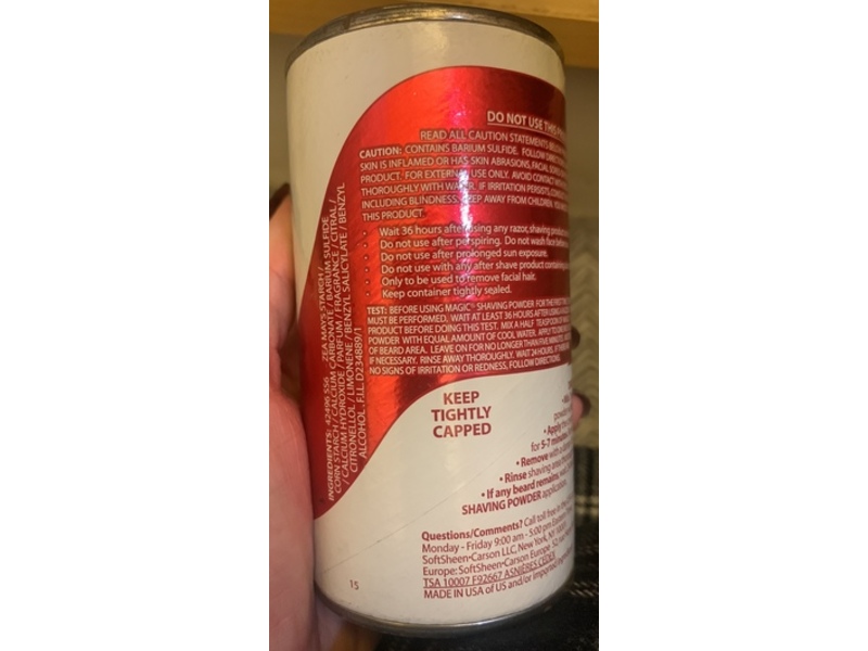 SoftSheen Carson Magic Shaving Powder, 5.0 oz/142 g