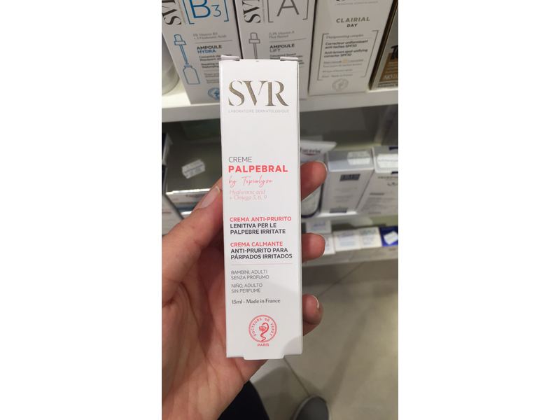 SVR Topialyse Palpebral Eyelid Cream, 0.5 fl oz/15 mL