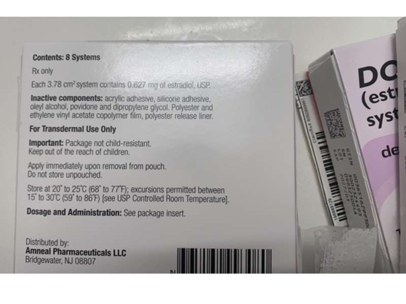 Dotti (Estradiol Transdermal System) 0.05 mg/day, 8 Count, Amneal (Rx)