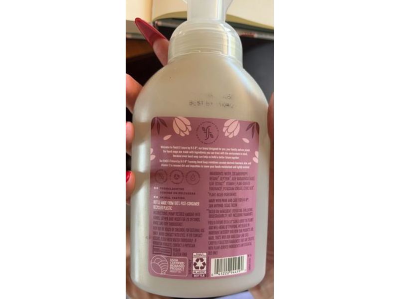 Field & Future By H-E-B Foaming Hand Soap, Hypoallergenic, Lavender & Vanilla Scent, 10 fl oz/295 mL