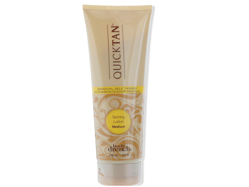 Body Drench Quick Tan Gradual Self Tanner, Medium, 8 fl oz/236 mL