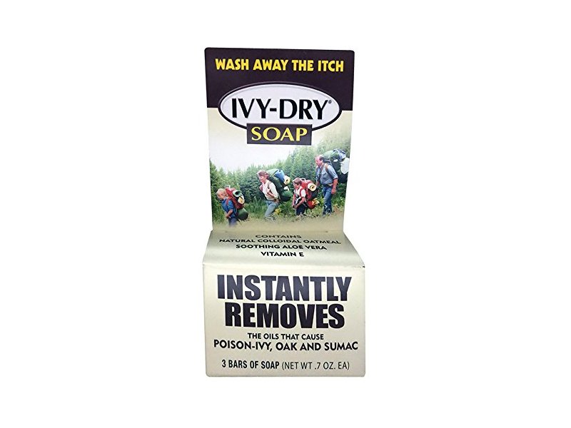 Ivy-Dry Soap, Aloe Vera, Vitamin E, 0.7 oz, Pack Of 3