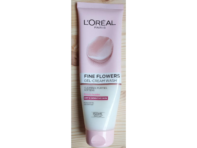 L'Oreal Paris Fine Flowers Gel-Cream Wash, Rose & Jasmine, 150 mL