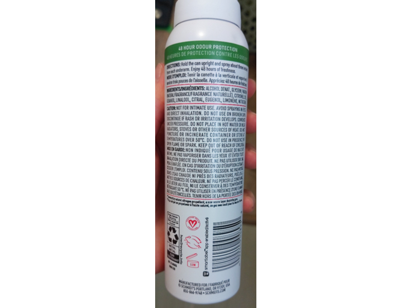 Schmidt's Natural Deodorant Spray, Rose and Vanilla, 3.2 oz