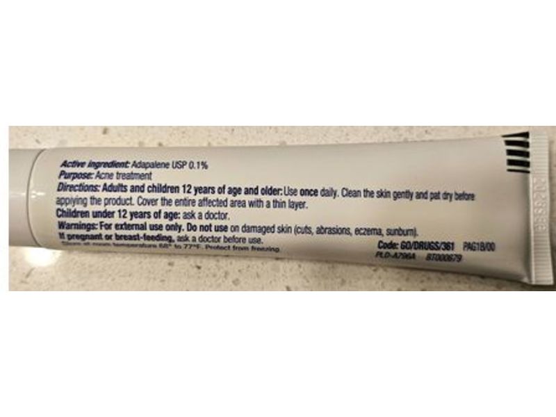 CVS Acne Treatment Adapalene Gel, 1.6 oz/45 g