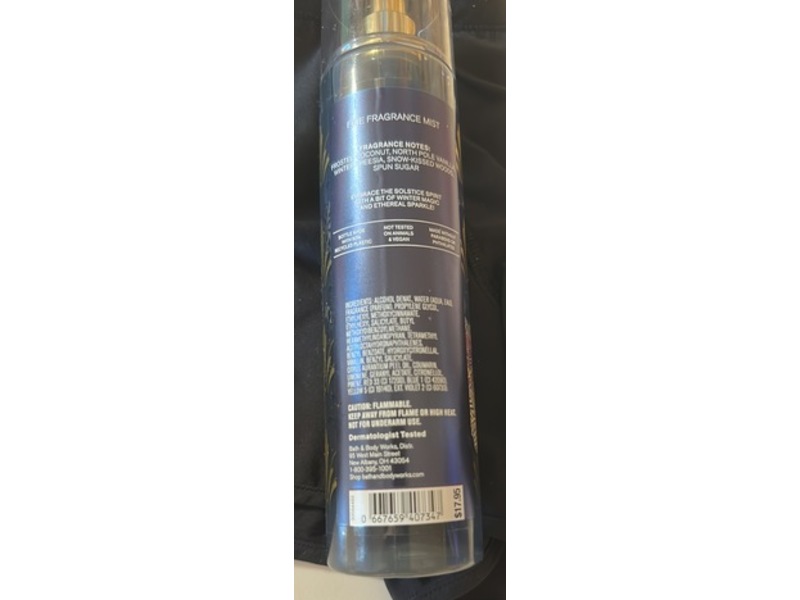 Bath & Body Works Fine Fragrance Mist, Frosted Coconut Snowball , 8 fl oz/236 mL