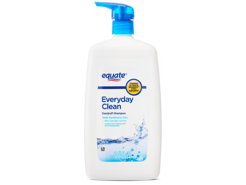 Equate Everyday Clean Dandruff Shampoo, Pyrithone Zinc, 28.2 fl oz/834 mL