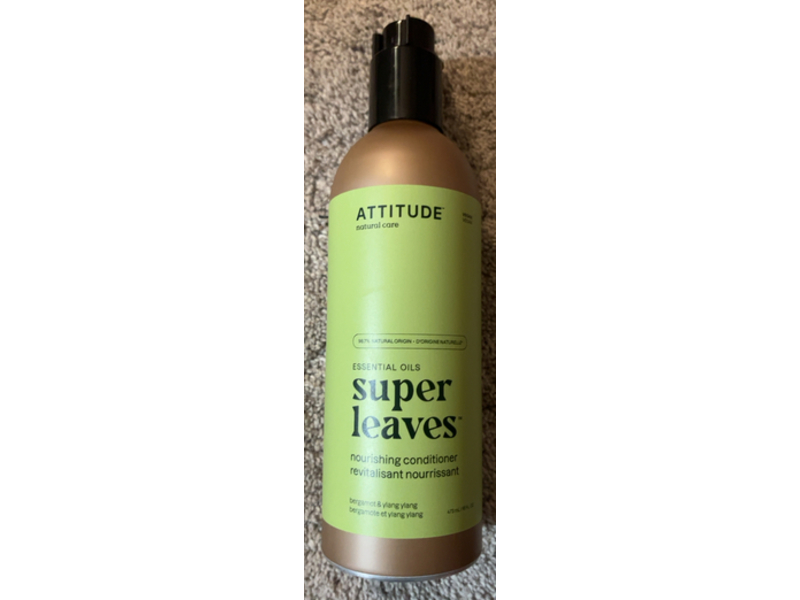 Attitude Super Leaves Nourishing Conditioner, Bergamot & Ylang Ylang, 16 fl oz/473 mL