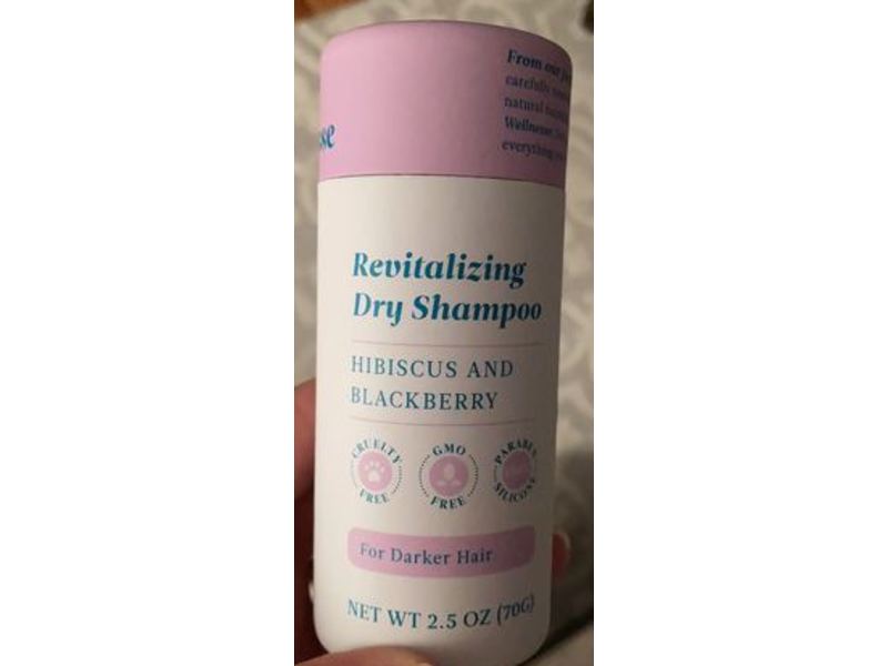 Wellnesse Revitalizing Dry Shampoo, Hibiscus and Blackberry, 2.5 oz/70 g