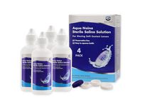 Oculus Curae Aqua Naina Sterile Saline Solution, 4 fl oz/473 mL, Pack Of 4 - Image 2