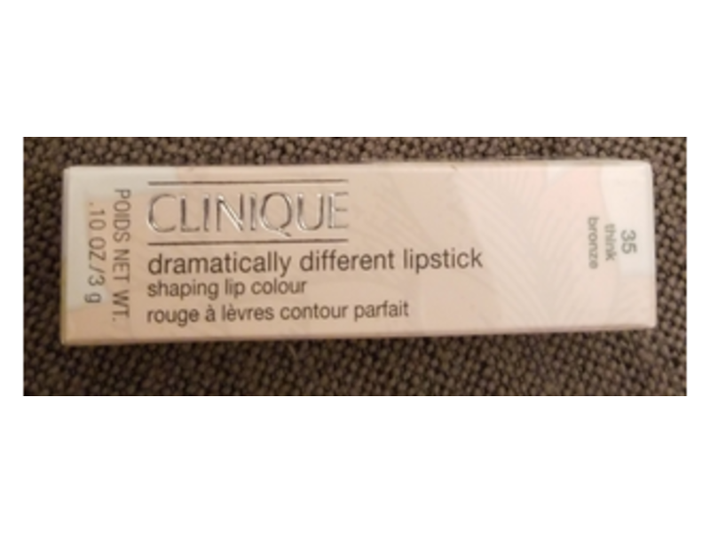Clinique Dramatically Different Lipstick, 35 Think Bronze, 0.10 oz/3 g