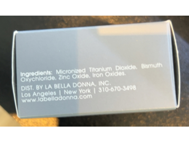 La Bella Donna Loose Mineral Foundation, SPF 20 Honey, 0.35 oz/10 g