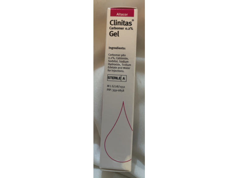 Altacor Clinitas Carbomer Eye Gel 0.2%, 10 g
