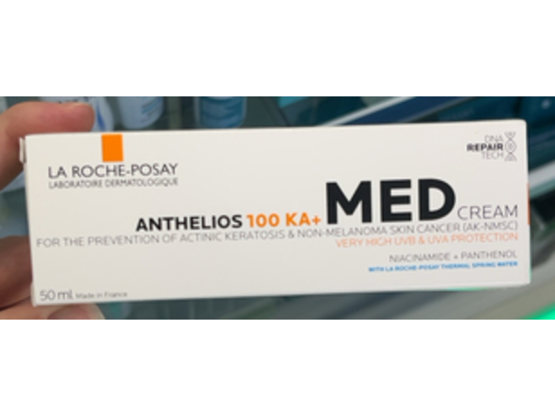 La Roche - Posay Anthelios 100 KA+ Med Cream, Niacinamide + Panthenol, 1.69 fl oz/50 mL