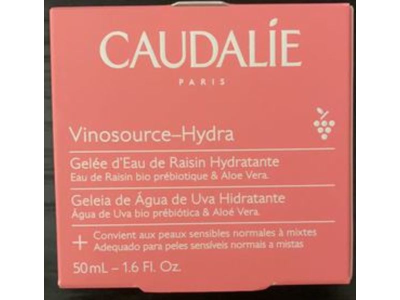 Caudalie Vinosource-Hydra Gel Moisturizer, Grape Water, 1.6 fl oz/50 mL