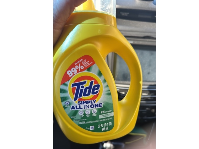 Tide Simply All-In-One Liquid Laundry Detergent, Daybreak Fresh, 24 Loads, 32 fl oz/946 mL