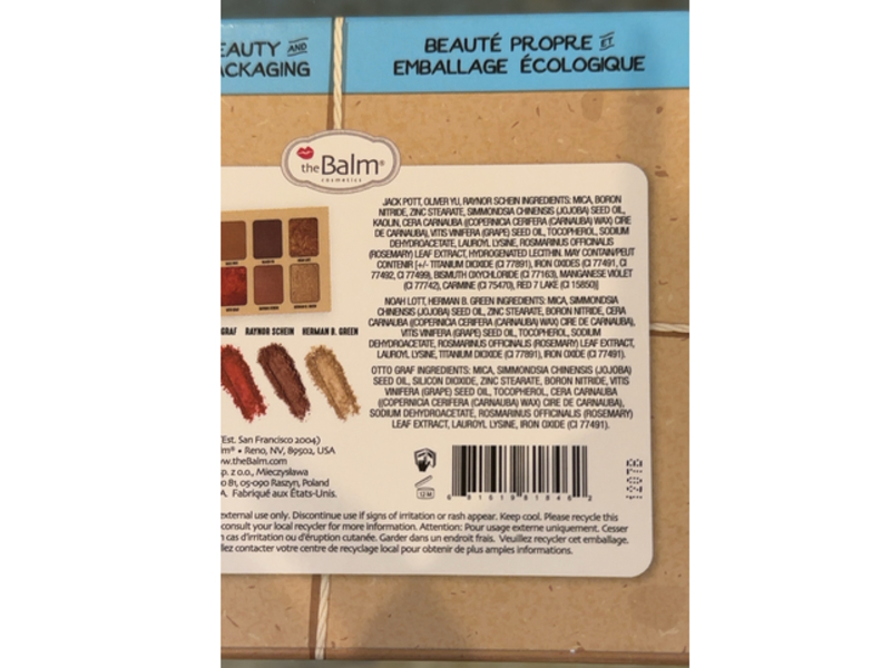 The Balm Male Order Eyeshadow Palette, First Class Male, 0.46oz/13.2 g