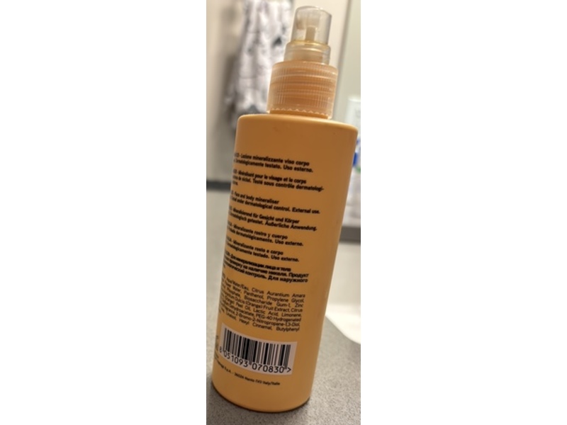 Vagheggi Phytocosmetici Lime Mineraliser, Zinc + Orange, 6.75 fl oz/200 mL
