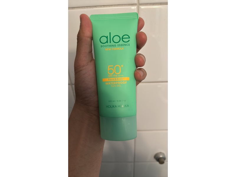 Holika Holika Aloe Soothing Essence Face & Body Sun Gel, SPF 50 +, 3.38 fl oz/100 mL
