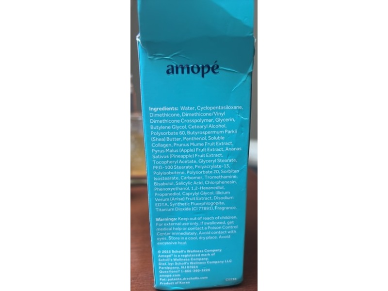 Amope Radiant Glowing Skin Leg & Foot Daily Hydrating Serum, Shea Butter, Collagen, Vitamin E & Fruit Extract, 3.5 fl oz/103 mL