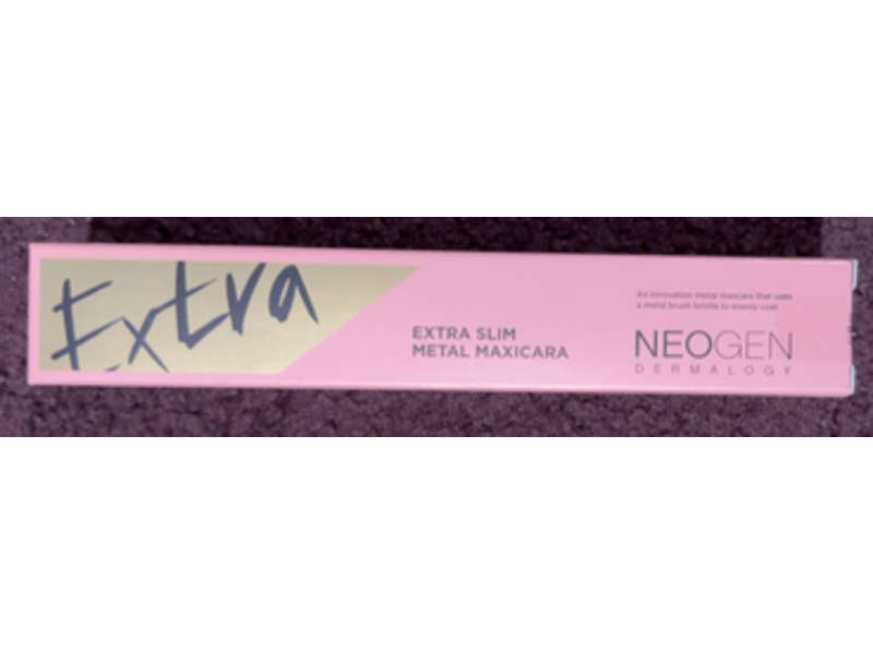 Neogen Dermalogy Extra Slim Metal Mascara, Slim, Black, 6 mL
